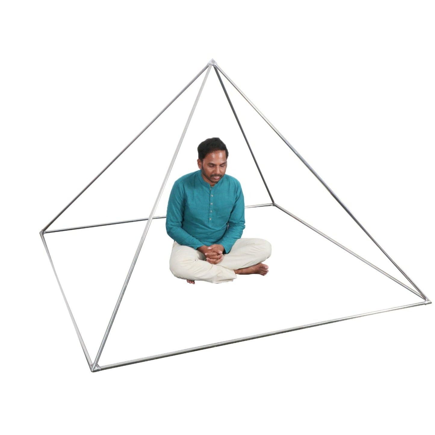 Stainless Steel Giza Pyramid Connectors (OD 12.6 MM) _ (51Degree 51Minutes)