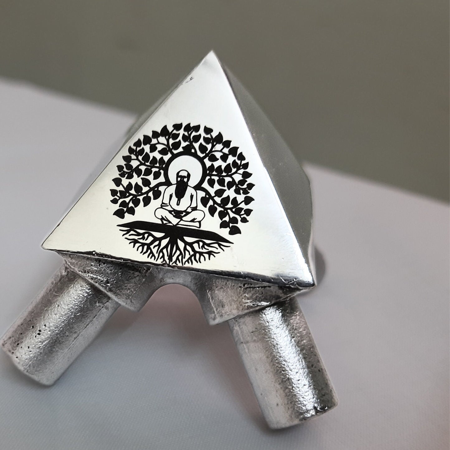 Stainless Steel Giza Pyramid Connectors (OD 12.6 MM) _ (51Degree 51Minutes)