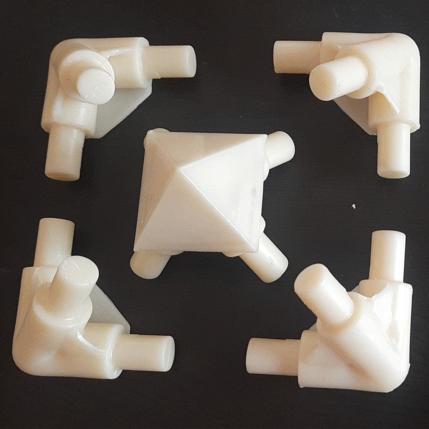 Giza Pyramid  Connectors, Giza Pyramid kit, Pyramids Meditation,  Plastic 12.7 MM ( OD)meditation Pyramid, pyramid corners, Connectors only