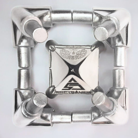Stainless Steel Giza Pyramid Connectors (OD 12.6 MM) _ (51Degree 51Minutes)